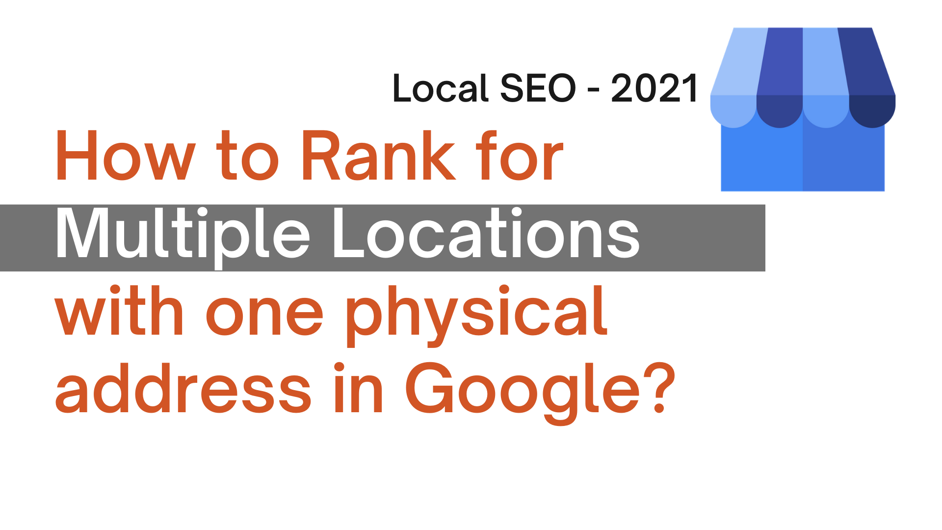 How to rank in multiple location